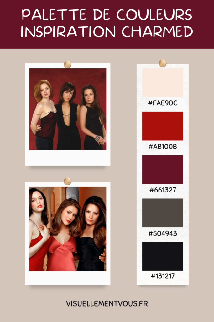 Palette de couleurs série Charmed