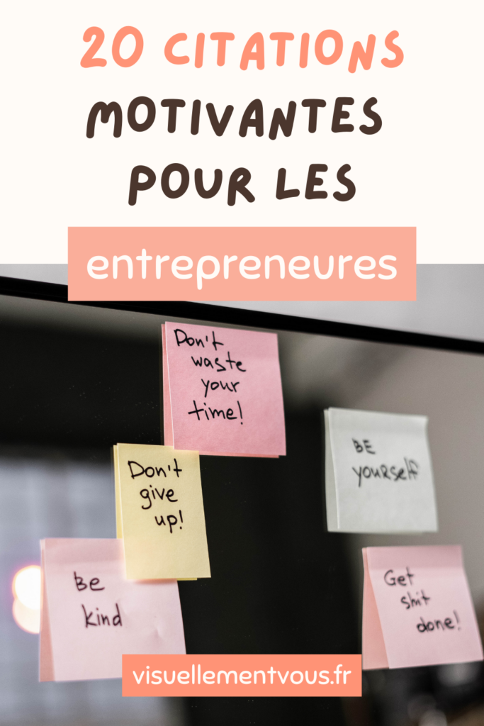 20 citations motivantes pour les entrepreneures